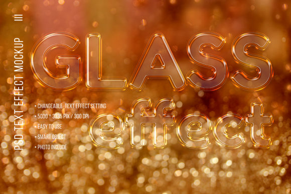 Glass Text Effect Mockup: Create Stunning Visuals