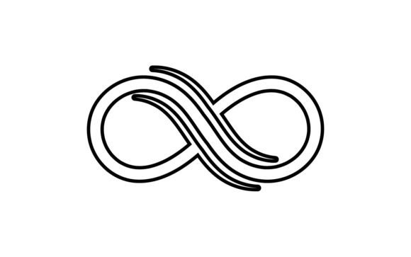 Understanding the Infinity Loop Line Logo Vector Template