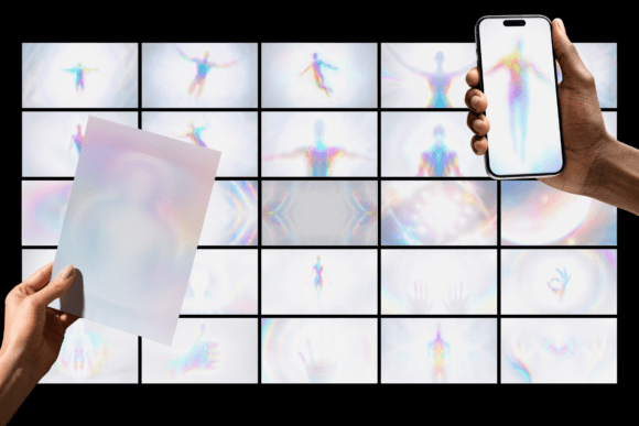 White Aura Psychedelic Holographic Textures: A Designer's Guide to Luminous Depth